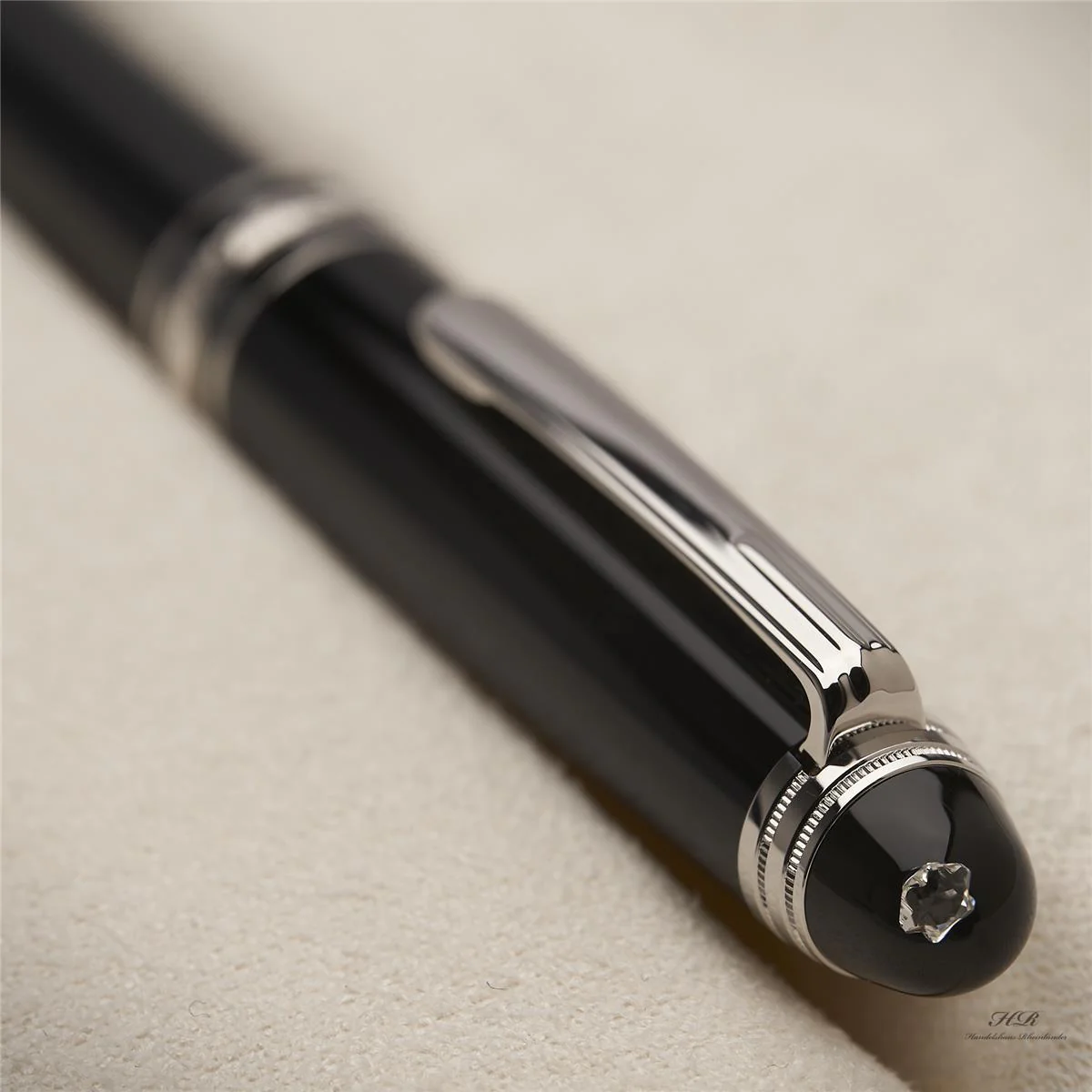 Montblanc Meisterstück Mozart Diamond No 114 Platin Füllfederhalter ID 107545 - Image 3